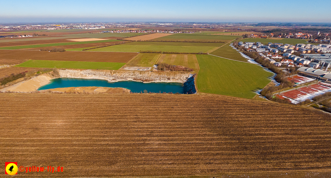 07.02.2023 - Luftbilder von dem Quetschwerk in Gronsdorf bei Haar